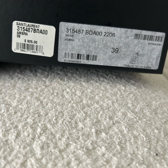 Saint Laurent Tribute Platform Sandal - Picture 3 of 8